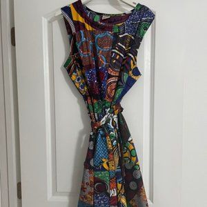 Never Worn African Print Dress